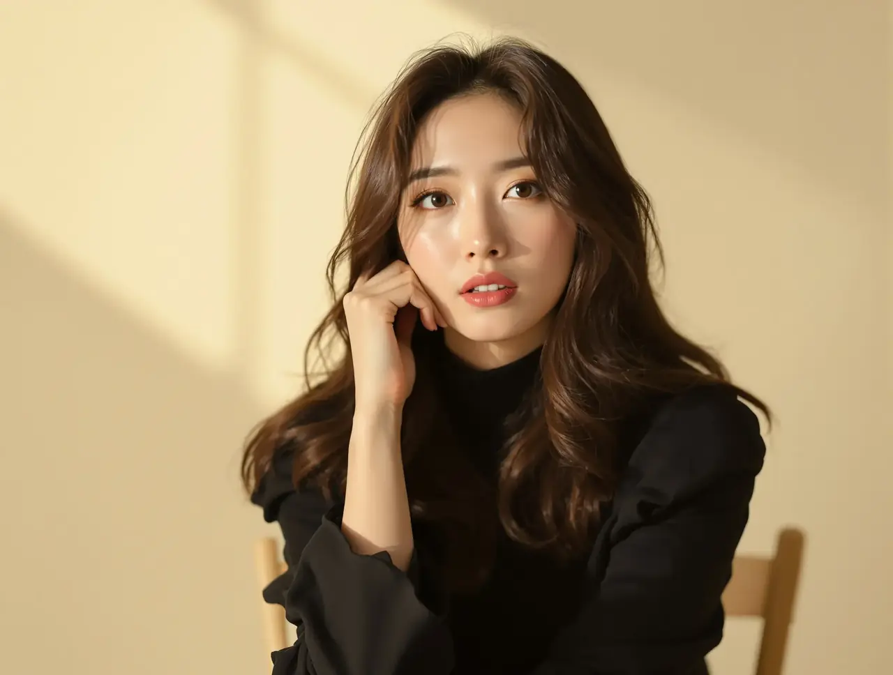 女演员苏晚晴专访人像照片