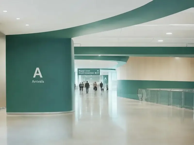 机场到达大厅概念图
